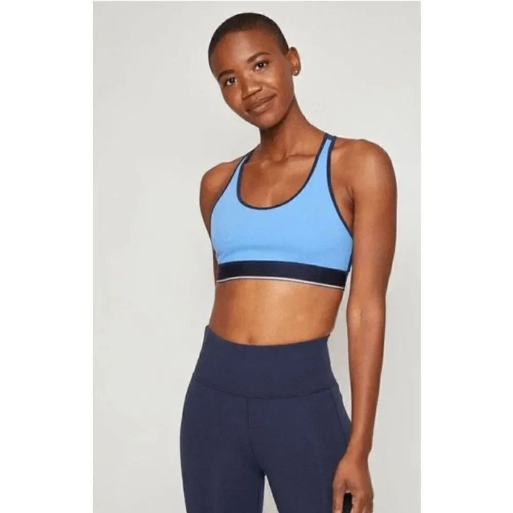 FourLaps NWT size Small Circuit sports bra -Cornflower Navy